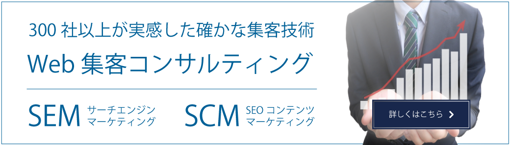 Web集客コンサルティング（SEM、SCM）